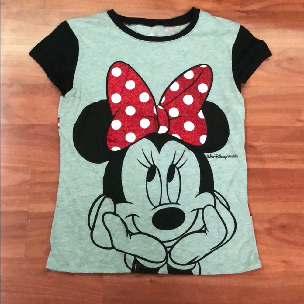 Walt Disney World Girls Minnie Mouse Tee / Size XL